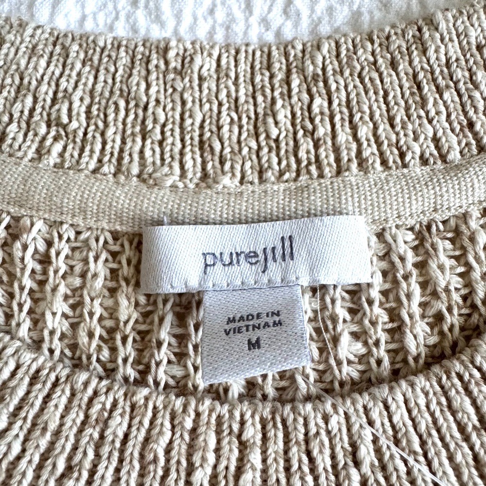 J Jill Pure Jill striped knit sweater - Picture 3 of 7